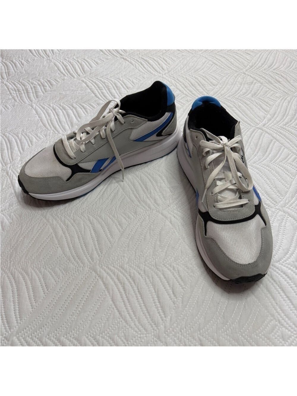 Reebok Glide DMX Men’s White & Grey Sneakers. Size 11